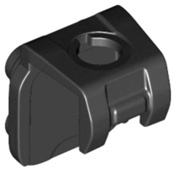 ID item:41811, Minifigure Neck Bracket, Black