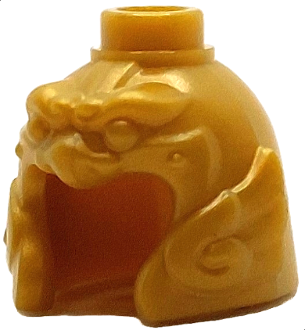 ID item:6646, Headgear Helmet, Pearl Gold