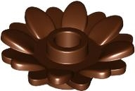 ID item:6901, Plant Flower 2 x 2 Round with 16 Petals (Sunflower), Reddish Brown
