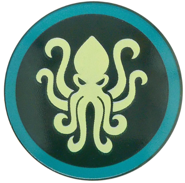 ID item:75902pb35, Shield Circular / Round, Dark Green