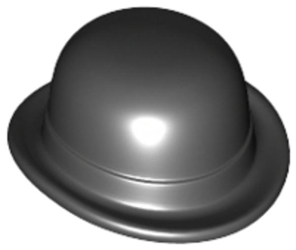 ID item:95674, Headgear Hat, Bowler, Black