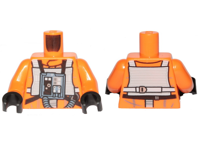 Item No:973pb4120c01 Torso SW Rebel Pilot