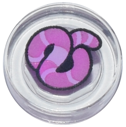 ID item:98138pb464 , Tile, Round 1 x 1, Trans Clear