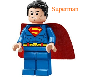 Lego Superman minifiguur