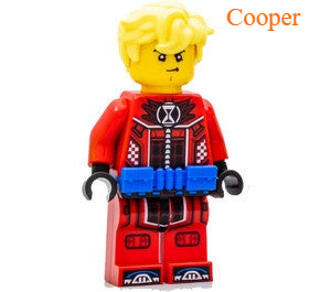 Lego Cooper minifiguur met hamer