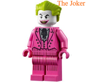 Lego The Joker minifiguur met geld en breekijzer