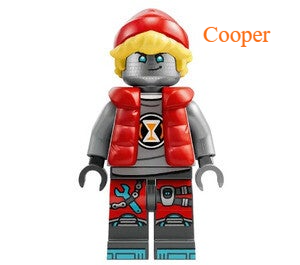 Lego Dreamzzz Cooper minifiguur met giga shooter