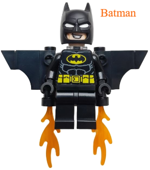 Lego Batman minifiguur met accessoires
