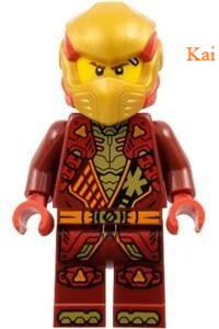Lego Kai minifiguur met zwaard