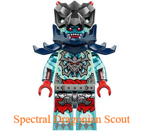 Lego Spectral Dragonian Scout minifiguur met zwaard