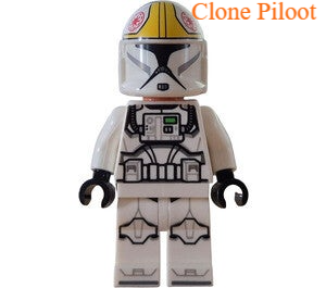 Lego Clone Piloot minifiguur met pistool