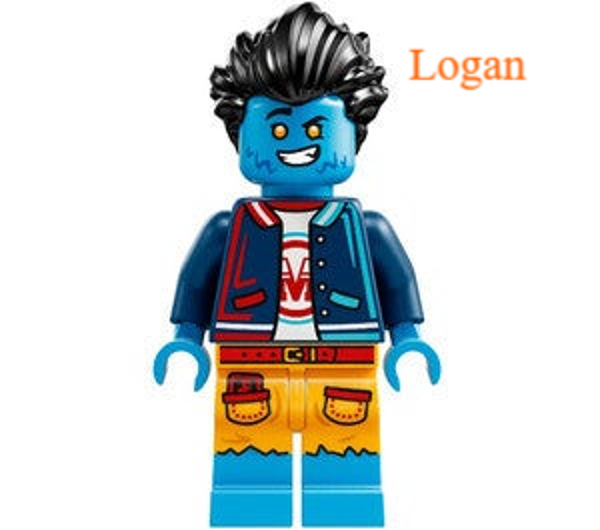 Lego Dreamzzz Logan minifiguur met accessoires