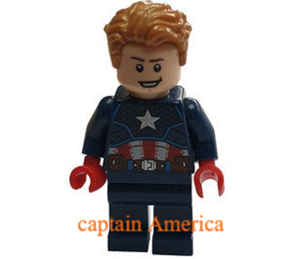 Lego Captain America minifiguur