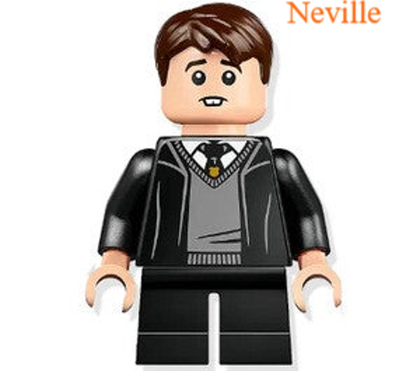 Lego Neville minifiguur met tover stojes