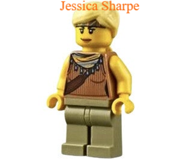 Lego Jessica Sharpe minifiguur