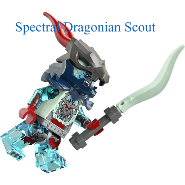 Lego Spectral Dragonian Scout minifiguur met zwaard