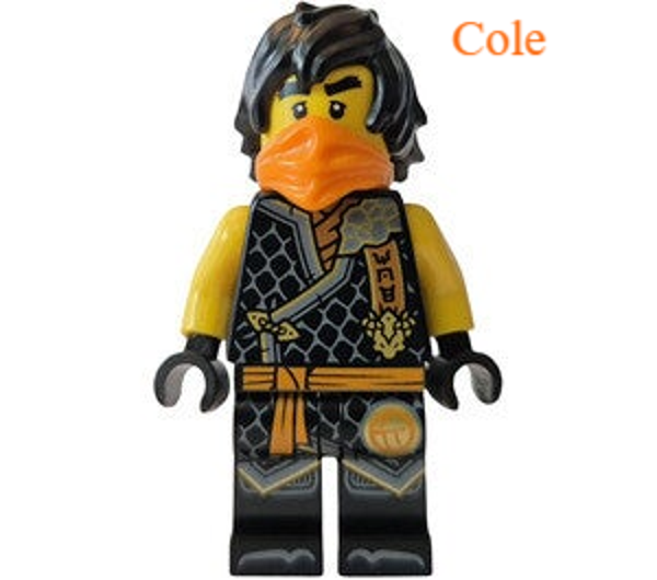Lego Cole minifiguur met hamer
