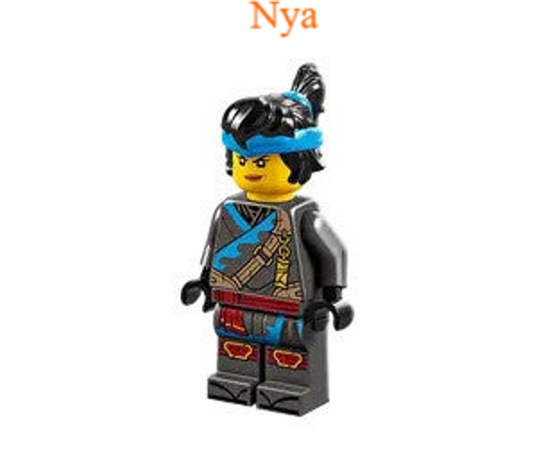 Lego Nya minifiguur met zwaard
