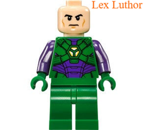 Lego Lex Luthor minifiguur met pistool