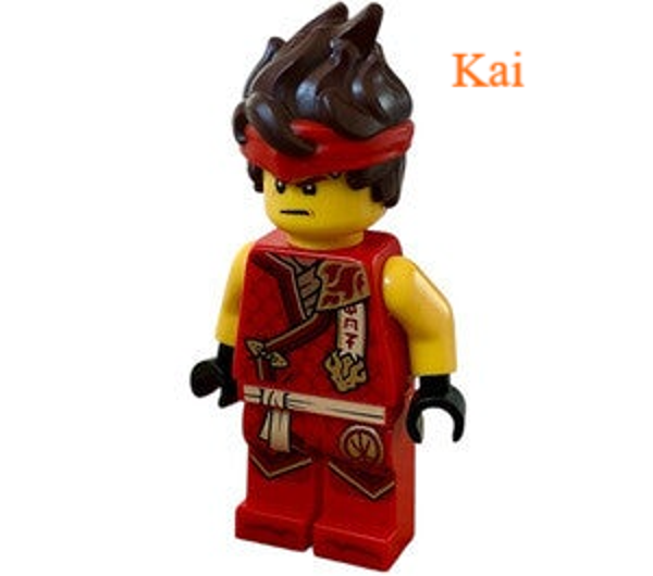 Lego Kai met gouden zwaard