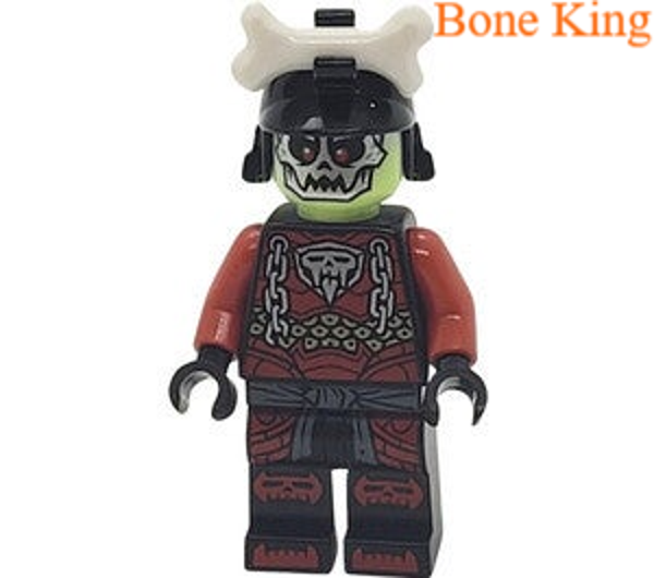 Lego Bone King Minifiguur met accessoires