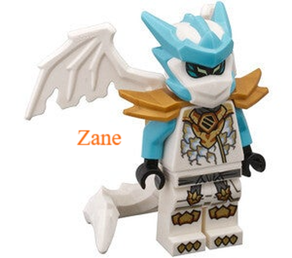 Lego Zane-Dragon minifiguur met zwaard