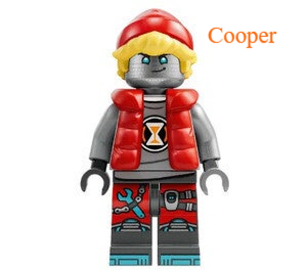 Lego Dreamzzz Cooper minifiguur met giga shooter