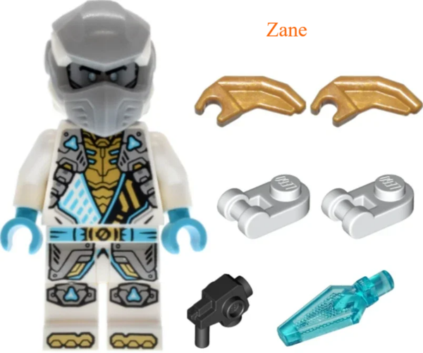 Lego Zane minifiguur met geweer