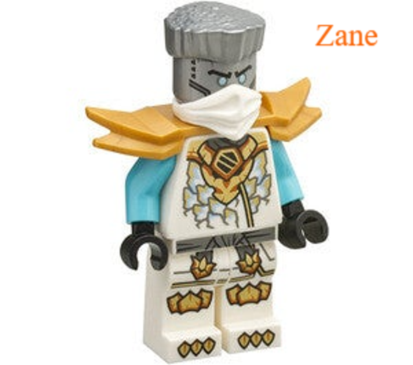 Lego Zane minifiguur met zwaard