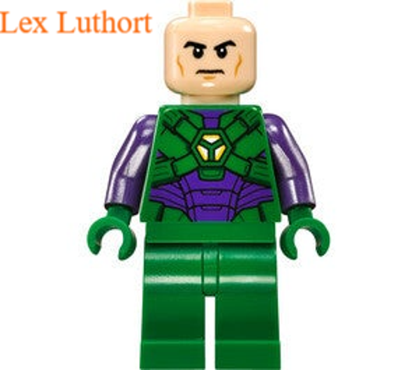 Lego Lex Luthor minifiguur met pistool
