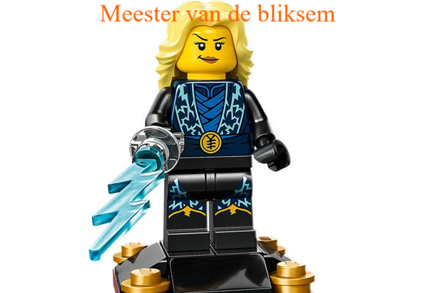 Lego Meester van de bliksem minifiguur