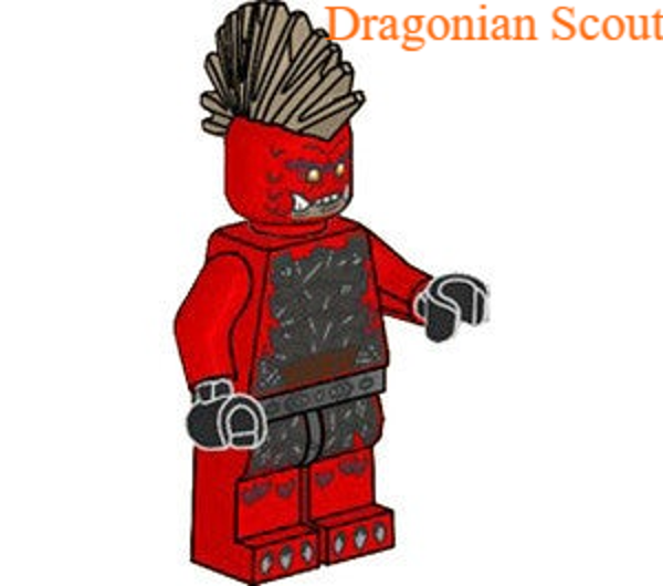 Lego Dragonian Scout Minifiguur