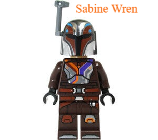 Lego Sabine Wren Minifiguur met Helm