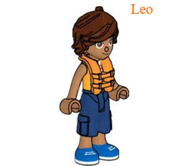 Lego Leo minifiguur