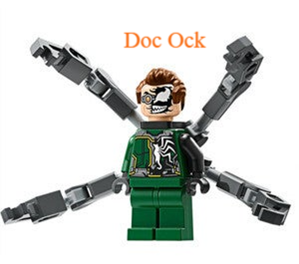 Lego Marvel Doc Ock (Doctor Octopus) minifiguur
