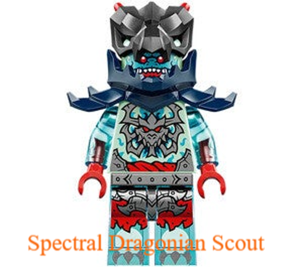 Lego Spectral Dragonian Scout minifiguur met zwaard