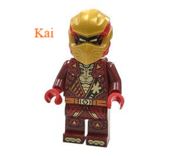 Lego Kai minifiguur met zwaard