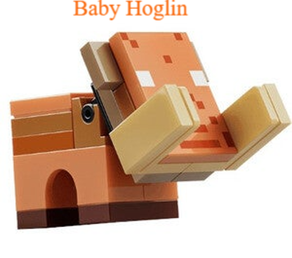 Lego Minecraft Baby Hoglin minifiguur