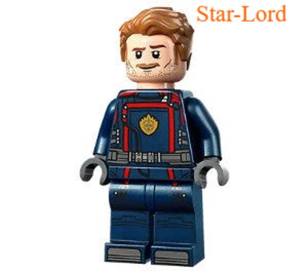 Lego Star-Lord minifiguur met pistool