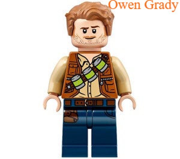 Lego Owen Grady minifiguur
