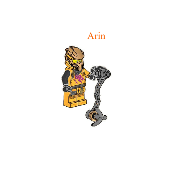Lego Arin minifiguur met accessoires