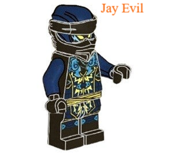 Lego Jay - evil minifiguur