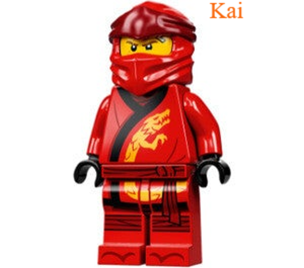 Lego Kai minifiguur met zwaard