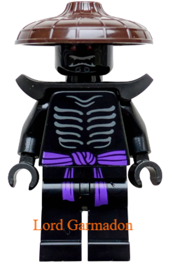 Lego Lord Garmadon minifiguur met accessoires
