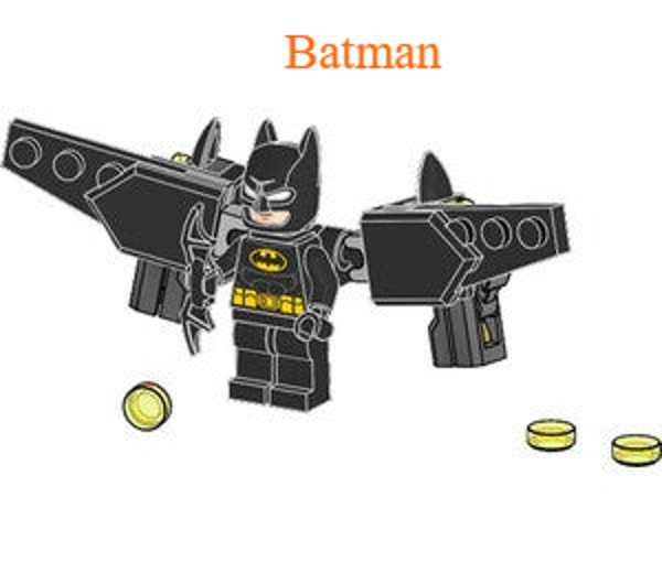 Lego Batman minifiguur met Jetpack