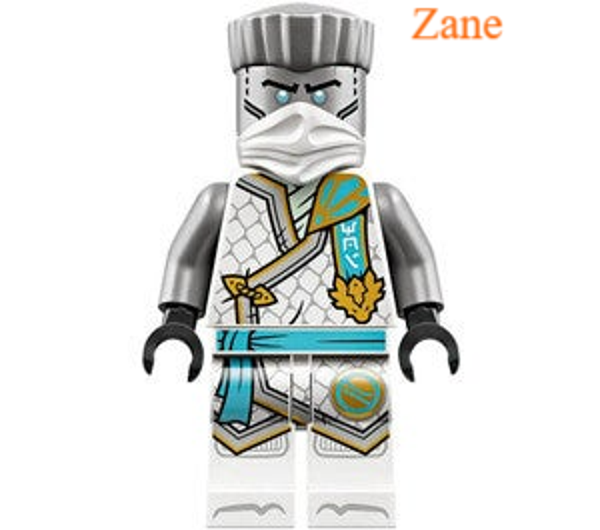 Lego Zane minifiguur met zwaard
