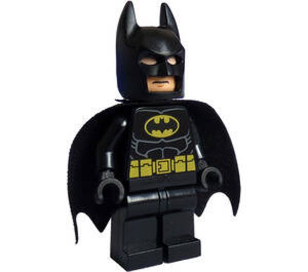 Lego Batman minifiguur met blaster pistool en grijphaak