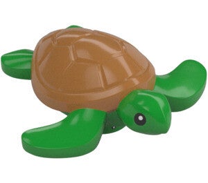 Lego babyschildpad minifiguur
