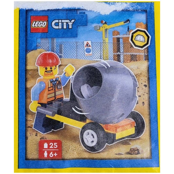Lego builder with cement mixer 952403