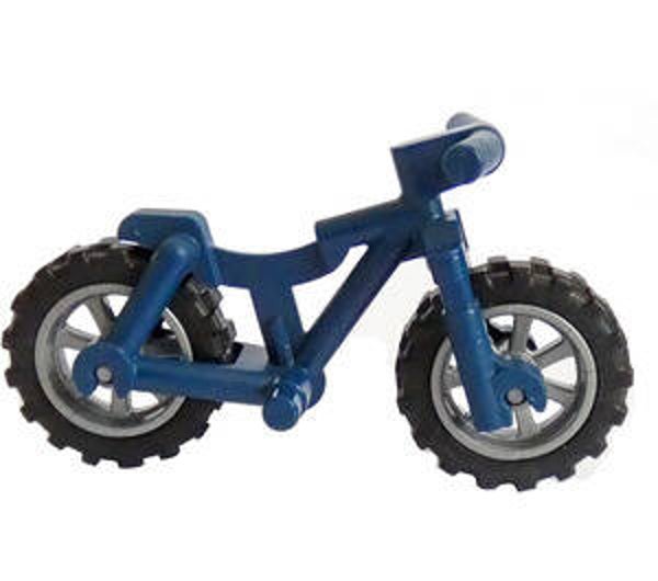 Lego donkerblauw mountain bike